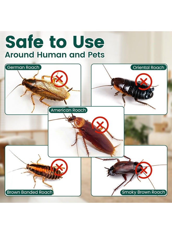 GREEN KILLER Gockroach Paste Bait, Cockroach Bait, Natural Repellent for Cockroaches, Strong Cockroach Eliminator, Kitchen Household Cockroach Trap, for Indoor and Outdoor Use, Ready To Use Bait, 10g - Image 4