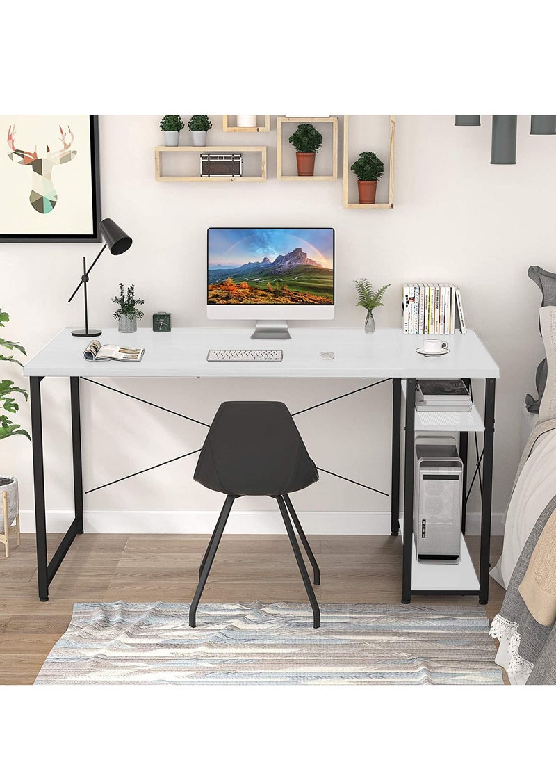 Home Gallery Office Desk Modern Style with Shelves 120 cm  - Image 1