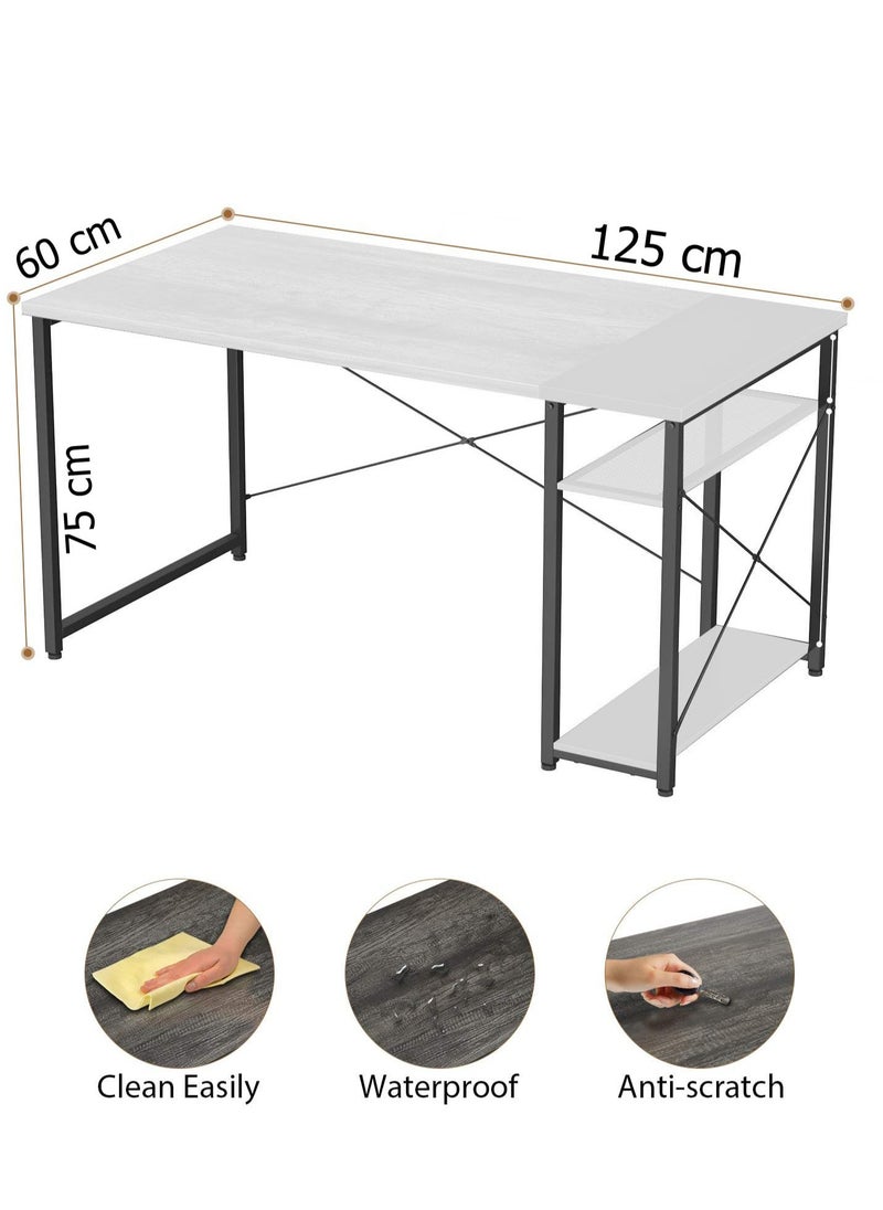 Home Gallery Office Desk Modern Style with Shelves 120 cm  - Image 2