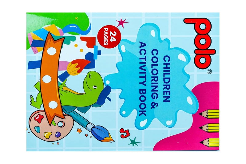 POLO Jumbo Art Kit for Kids – Complete Set with Watercolor Palette, Wax Crayons (12+1 Shades), Oil Pastels, Brushes, Ruler, Pencil, Eraser & Sharpener – Ideal Painting & Drawing Supplies for Kids - Image 5