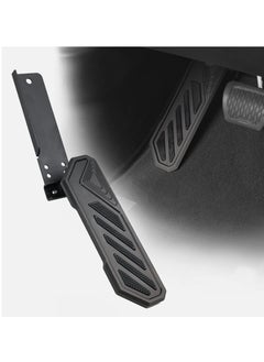 Pedal Driver Foot Rest Pad, Rest Pad Driver Foot Pedal Compatible with 2018-2022 Jeep Wrangler JL 4XE Gladiator JT, Black,1 Pack