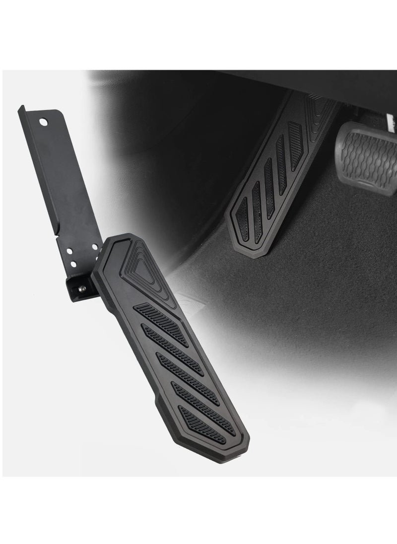 Excefore - Pedal Driver Foot Rest Pad, Rest Pad Driver Foot Pedal Compatible with 2018-2022 Jeep Wrangler JL 4XE Gladiator JT, Black,1 Pack - Image 1
