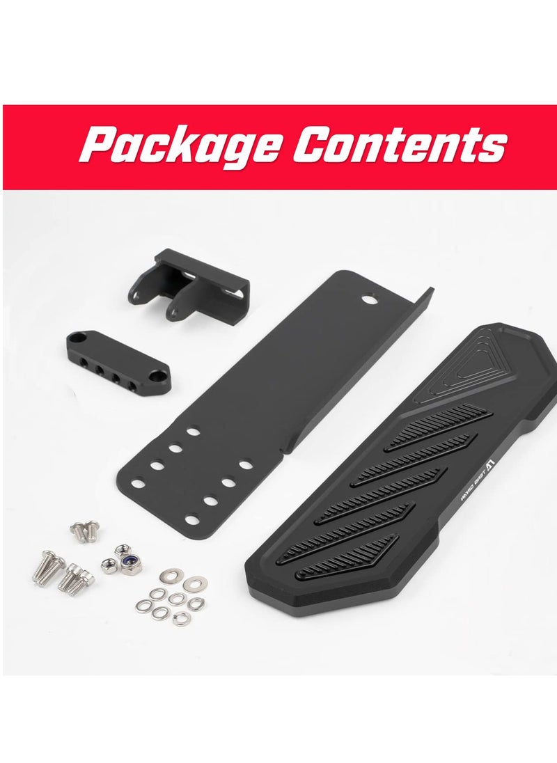 Excefore - Pedal Driver Foot Rest Pad, Rest Pad Driver Foot Pedal Compatible with 2018-2022 Jeep Wrangler JL 4XE Gladiator JT, Black,1 Pack - Image 1