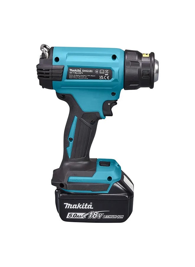 Makita Cordless Heat Gun 18V Air Temperature 150°C~550°C 0.73Kg - Image 2
