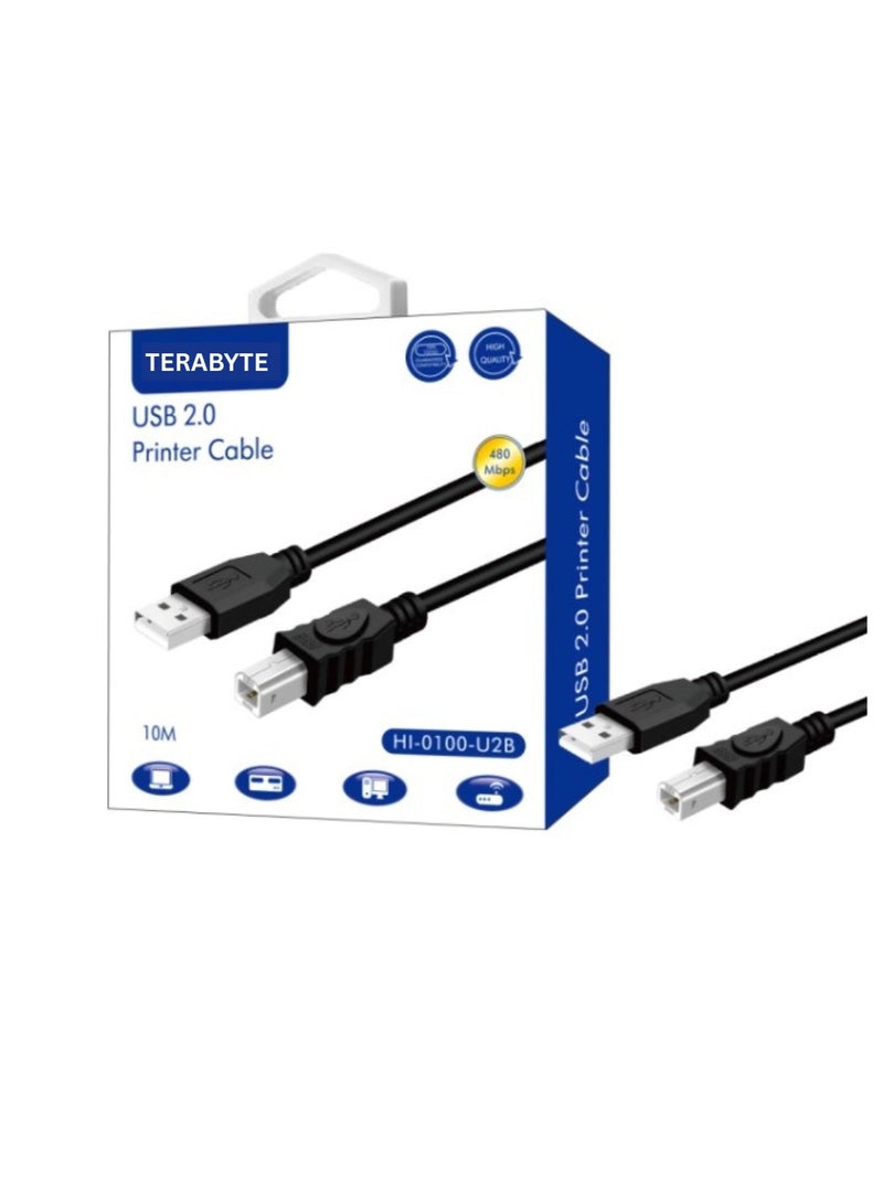 Terabyte كابل طابعة USB 2.0 A-B - 10م - Image 1