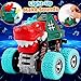 JODUDLR Dinosaur Toys for Kids 35 2 Monster Truck Toys for Ages 34 LightUp Sounds Toddler Boy Toy360 Rotating Push and Go Cars Kid BabyToy for 3 4 5 Year Old Boys Girls Christmas Birthday Gift - Image 4