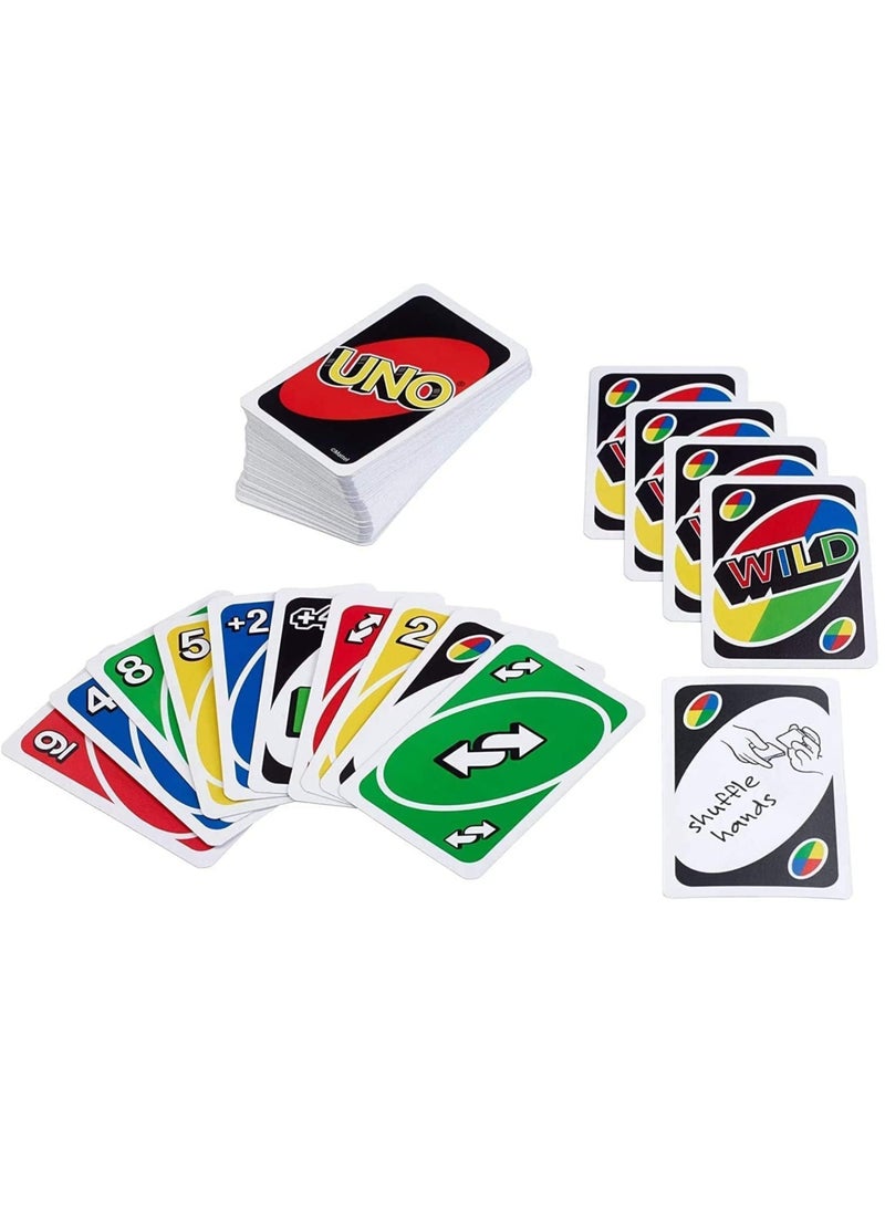 Generic - UNO Special Edition Card Game Family Card Game 100% Plastic Cards Playing Cards - Image 1