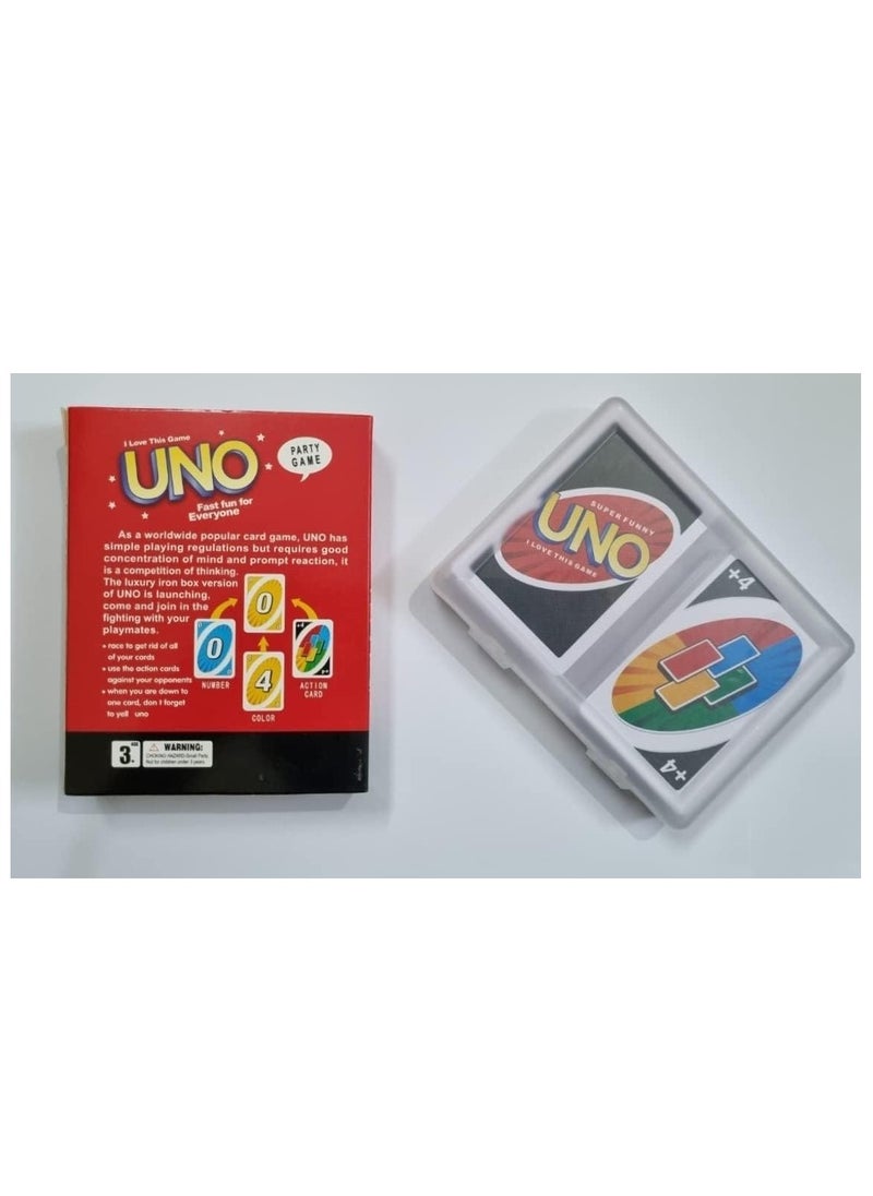 Generic - UNO Special Edition Card Game Family Card Game 100% Plastic Cards Playing Cards - Image 1
