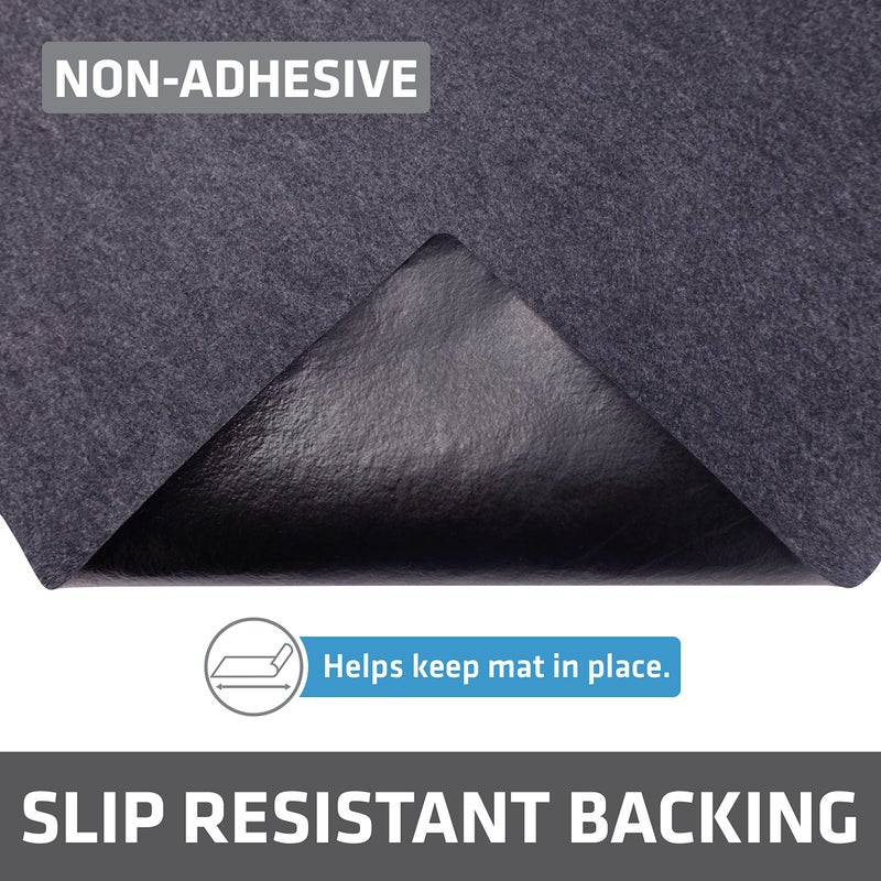 Drymate Premium Under Sink Mat, Waterproof Cabinet Protection Mats for Kitchen & Bathroom, Absorbent Shelf Liners, Slip-Resistant, Non-Adhesive, Machine Washable (USA Made)(24â€x29â€)(Charcoal) - Image 4