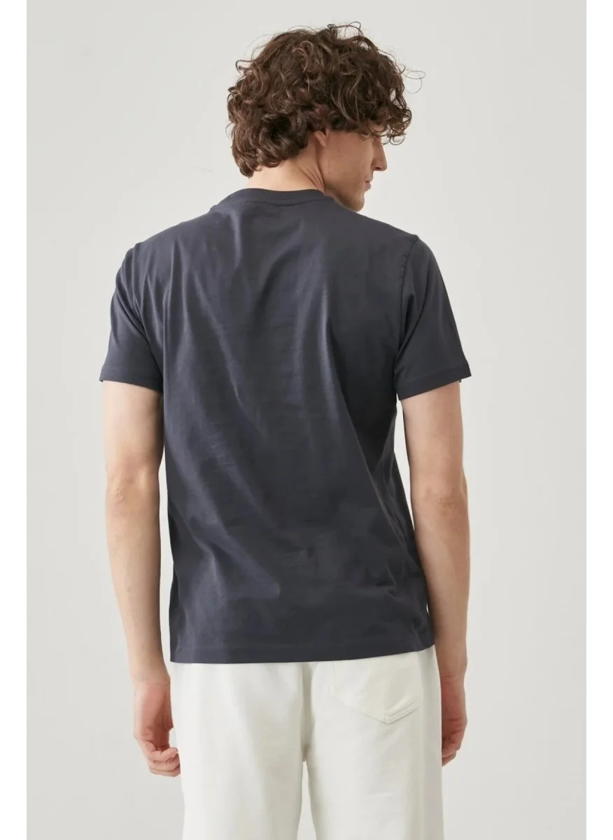 LEE Logo Men's Black Crew Neck T-Shirt