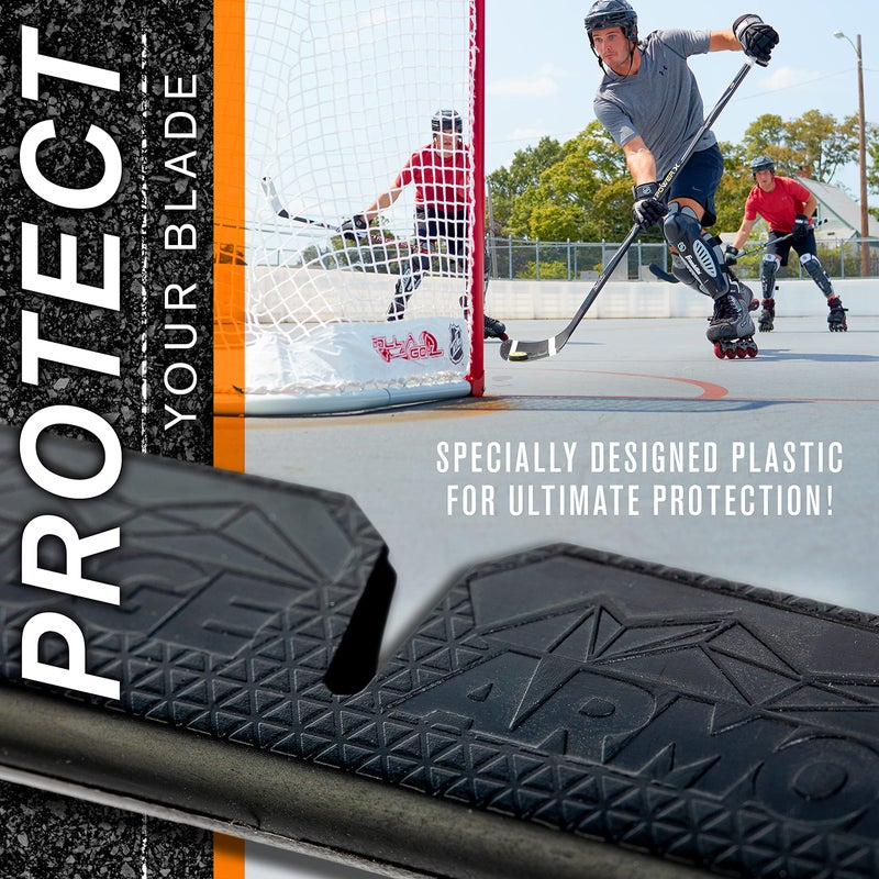 Franklin Sports Franklin Sports Blade Protector - Hockey Stick Protection for Off Ice Practice and Training - Fits Most Stick Sizes - Edge Armor,Black  - Image 4