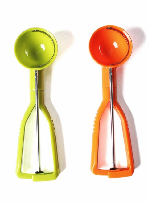 Ice Cream Scoop, 2 PCS Ice Cream Ball Scoop, Multifunctional Plastics