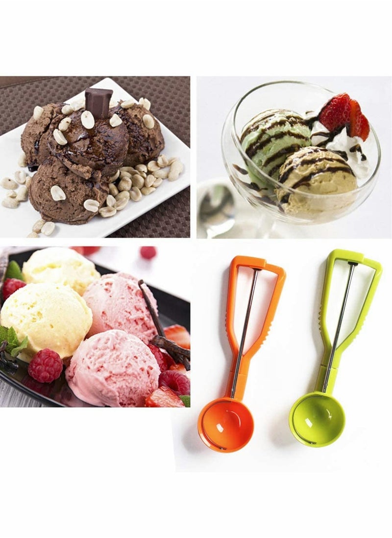 Ice Cream Scoop, 2 PCS Ice Cream Ball Scoop, Multifunctional Plastics