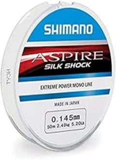 SHIMANO Shimano aspire silk shock fishing line - extreme power mono line - 150m 0,145mm 