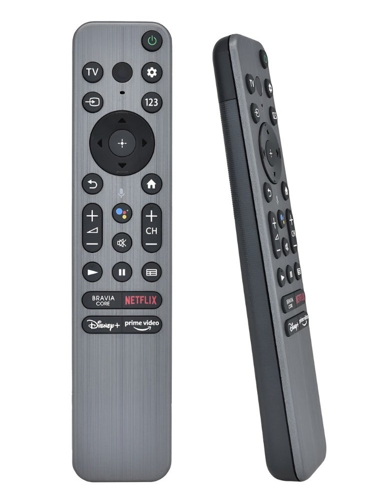 Raxoom Remote Control for Sony TV with Voice Control Compatible TV Models KD-55X80CK KD-65X80CK KD-75X80CK KD-85X80CK XR-42A90K XR-48A90K XR-55A80CK XR-55A95K XR-55X90CK XR-65A80CK XR-65A95K XR-65X90CK XR-65 - Image 1