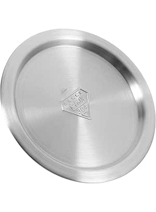 Universal 14cm Stainless Steel Pot Lid with Anti Boil Overflow Tray for Frying Pans and Woks - Image 1