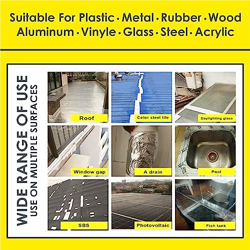 Gorilax Super Strong Waterproof Leakage Repair Tape, Adhesive Sealant Tape, Water Leakage Permanent Solution For Roof Leak, surface Crack, Window Sill Gap, Boat Sealing, Tank Leak (4 in x 5 meter) - Image 2