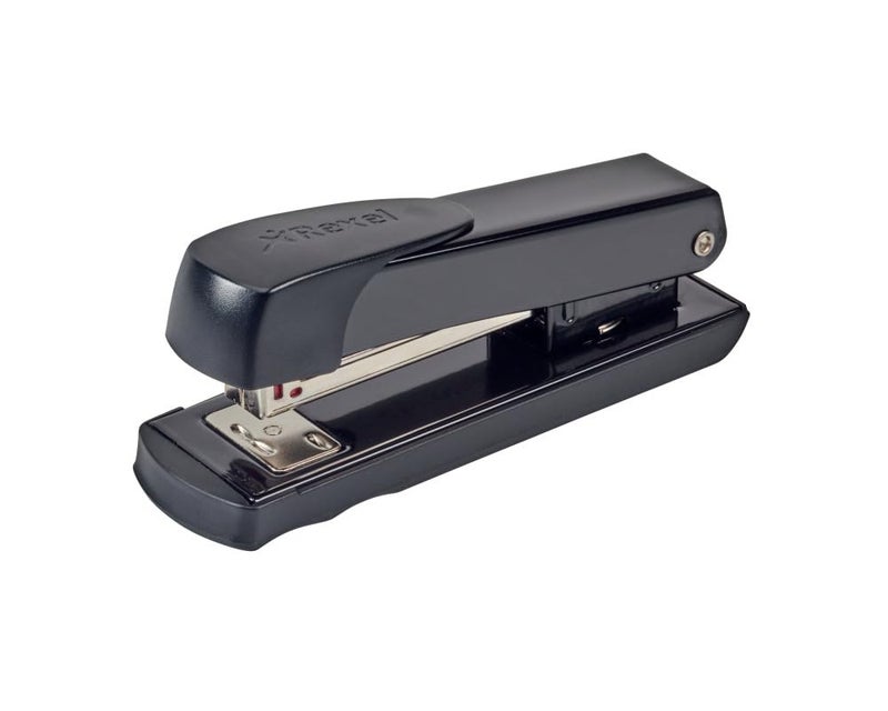 Rexel Meteor Half Strip Stapler, 20 Sheet Capacity, Uses 24/6 and 26/6 Staples, Metal Body, Black, 2100019 - Image 5