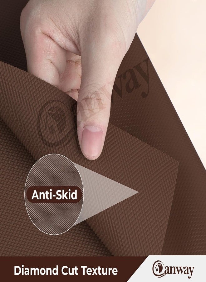 CANWAY® (45cm x 5M) Food Grade Non-Slip Drawer & Shelf Mat | Waterproof, Washable Shelf Liner for Kitchen Cabinets, Cupboards, Fridge & Bathroom Shelves | Coffee - Image 5
