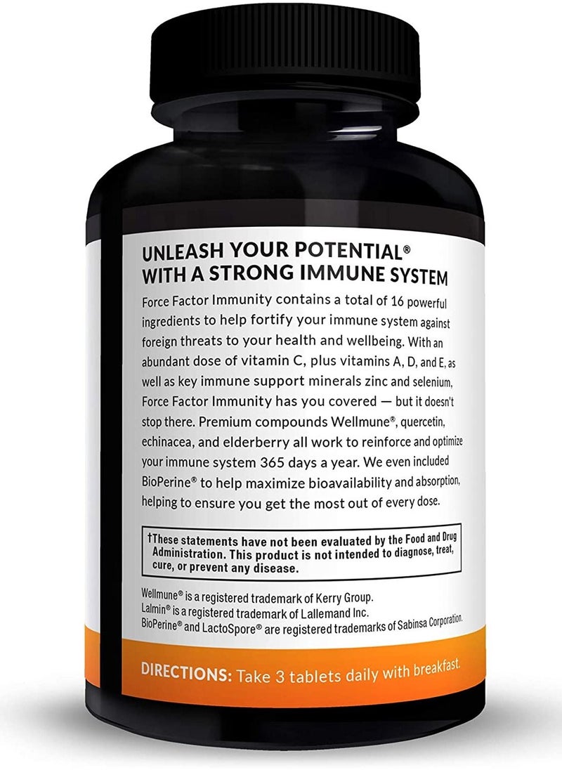 Force Factor Force Factor Immunity Tablet 90 Tablets  - Image 2