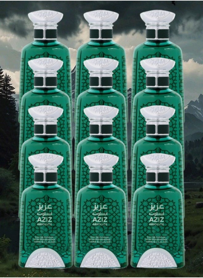 الماس للعطور 12 قطع عطر عزيز أبسيليوت 100مل  - Image 1