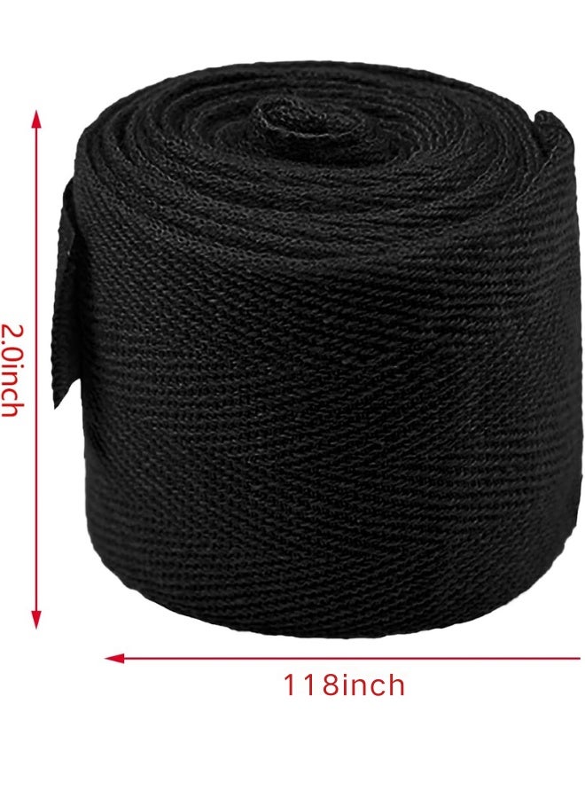 دوغي 2 قطع من لفافات اليد للملاكمة، رباط مرن لضغط المعصم، ضمادة تدريب، قفازات داخلية لفنون القتال، كيك بوكسينغ، ومواي تاي - Image 2