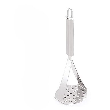 High Grade Stainless Steel Handle Masher Can be Used to Easily mash Boiled Potatoes and Other Vegetables for pav bhaji Stuffed paratha Masala dosa  - Image 1