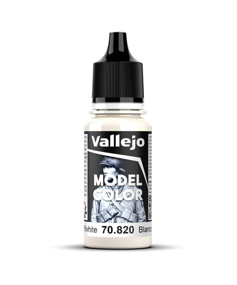 Vallejo White Model Color 1 Paint, 17ml - Image 1
