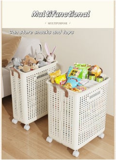 Foldable Laundry Basket, Large Capacity Portable Dirty Laundry Basket with Wheels, Lightweight Foldable Laundry Bin, Space-Saving Laundry Hamper, for Home, Laundry, Travel - pzsku/ZE881D02992C1E8FDE820Z/45/_/1730190652/e997a1d1-4b04-4350-a03f-0c99a53cebac