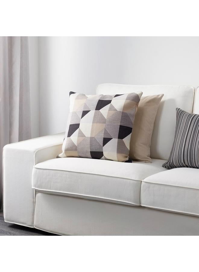 erorex Cushion cover, beige, 50x50 cm - Image 5