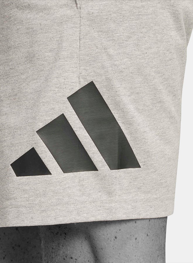 Adidas Essentials Big Logo Single Jersey Shorts - Image 4