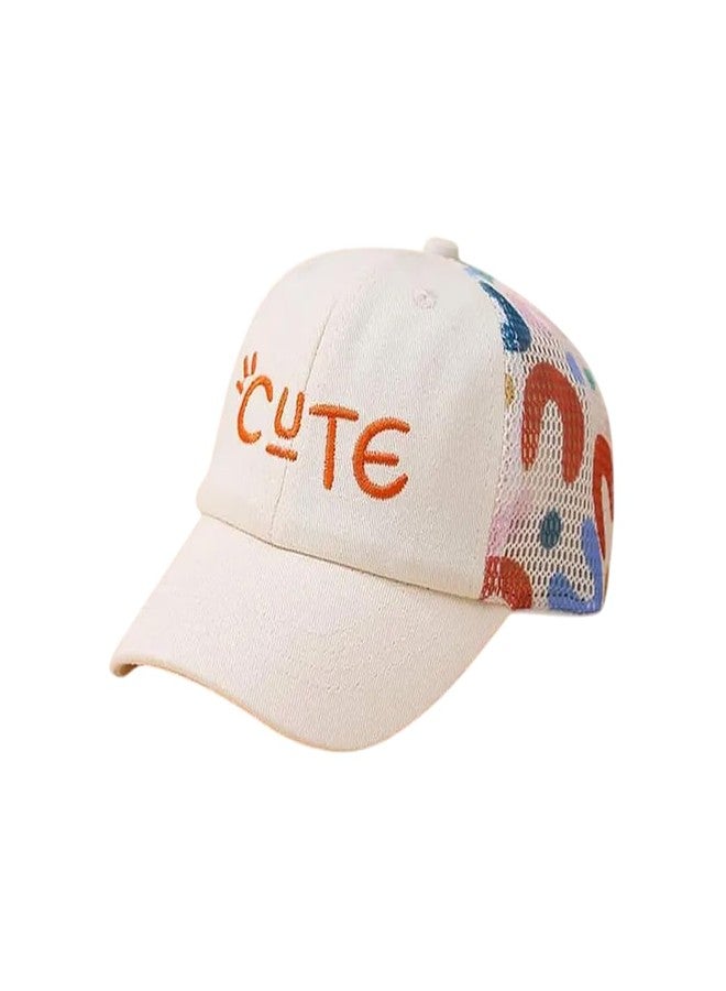 EvoNest Kids Cap - Stylish Summer Toddler Hat for 12-24 Months Kids - Sunshade Protection Hat (Beige) - Image 1
