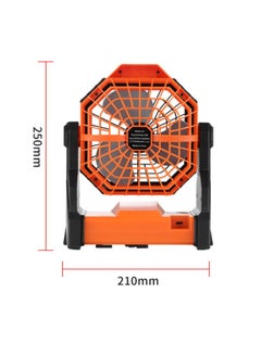 Halamine Camping Fan with LED, Portable Fan Rechargeable Outdoor,Desk Fan Cordless Fan for Tent Travel  - Image 4