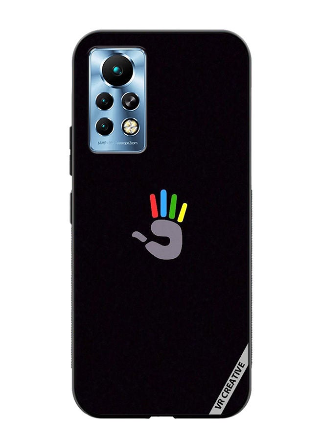 VR CREATIVE Protective Case Cover For Infinix Note 11 Pro Colorful Hand Design Multicolour - Image 1