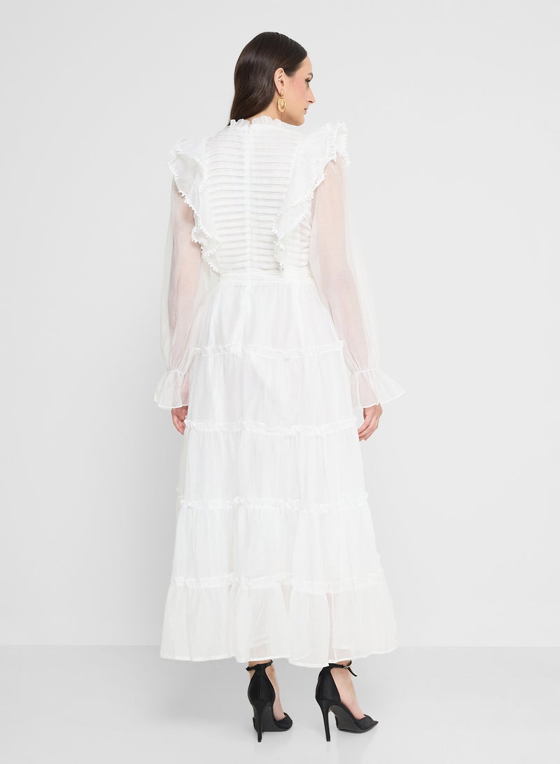 خزانة فستان طبقات بكشكشة أطفال - Image 2