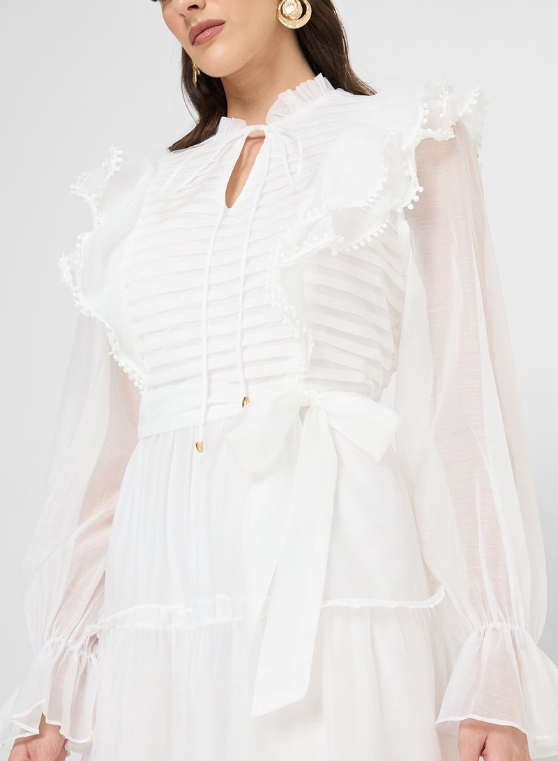 خزانة فستان طبقات بكشكشة أطفال - Image 3