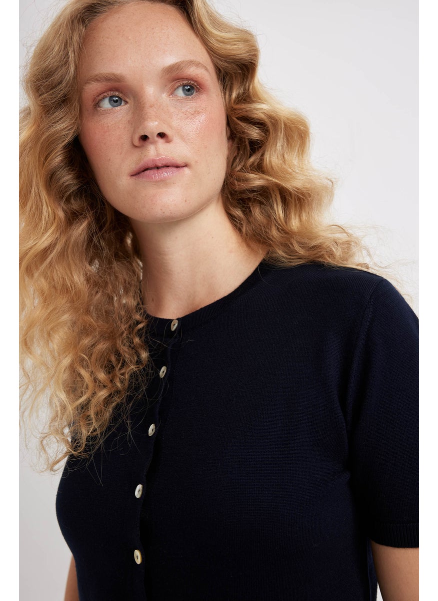 DeFacto Woman Regular Fit Basic Knitted Cardigan  - Image 3
