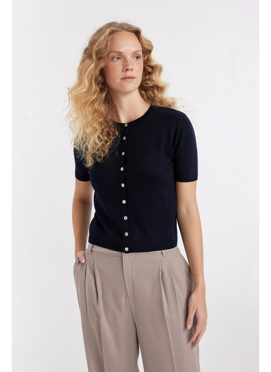 DeFacto Woman Regular Fit Basic Knitted Cardigan  - Image 4