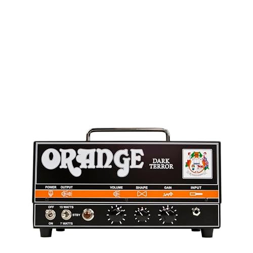 Orange Dark Terror 15/7 Watt Hi-Gain Tube Head - Image 1
