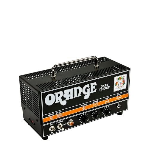 Orange Dark Terror 15/7 Watt Hi-Gain Tube Head - Image 4