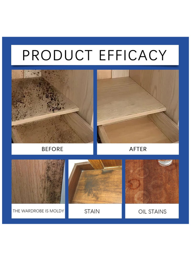 SYOSI Wood Furniture Foam Cleaner, Deep Cleaning Wood Cleaner Spray for Wood Surfaces, Remove Dirt and Grime Buildup, Cabinet, Table and Other Wood Surfaces Restorer, Natural Wood Conditioner - Image 5