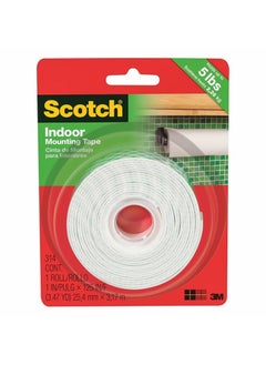 Scotch  Scotch Indoor Mounting Tape 25 mm x 3 m White 