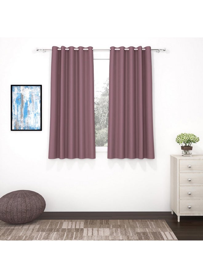 Story@Home Story@Home Blackout Window Curtains 5 Feet Set of 1 | Solid Design | Thermal Insulated Curtains | Room Darkening | Curtains for Living Room | (118 x 152 cm, Burgundy) | Perfect for Home Decor  - Image 4