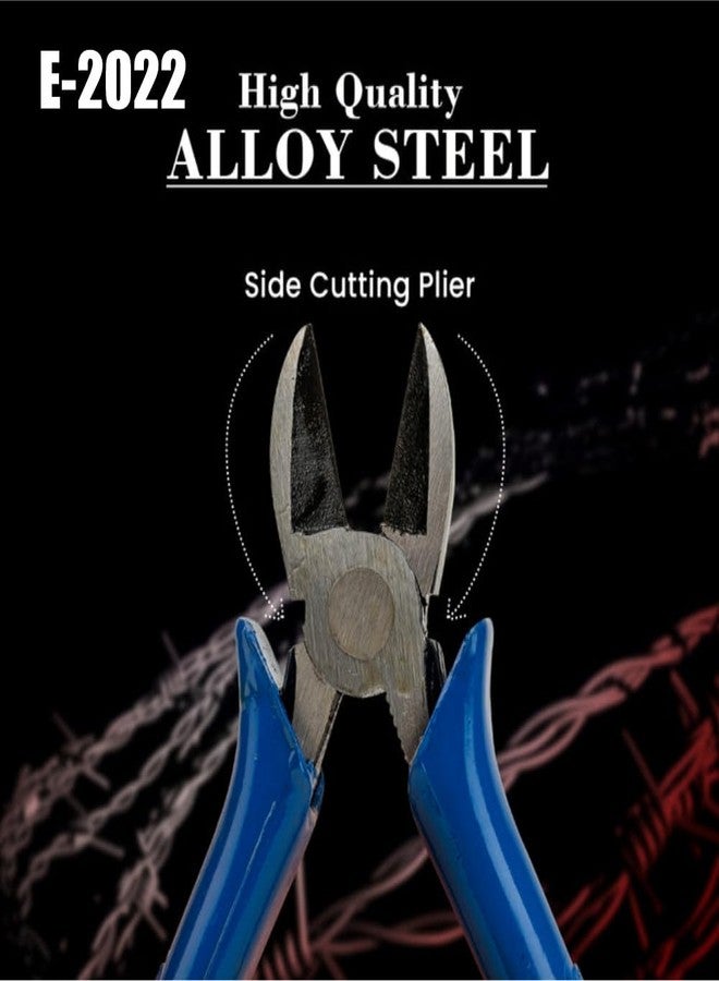 إيست مان مجموعة كماشة قطع جانبية من إيستمان، قطعة واحدة، 6 بوصة أو 150 مم، كماشة قطع الكابلات، أداة أسلاك كهربائية احترافية، غلاف من سبائك الصلب بلون واحد (E-2022) - Image 5