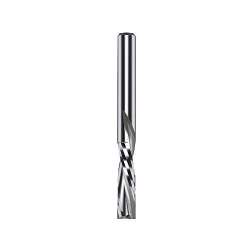 CMT ORANGE TOOLS CMT 192.008.11 بت قطر 1/4 بوصة وعمود 1/4 بوصة بت دوار حلزوني من كربيد صلب، فضي - Image 4