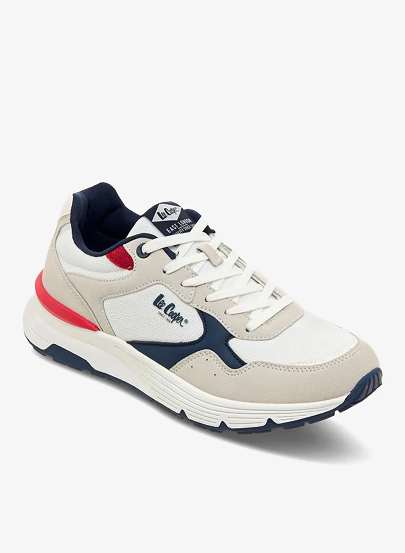 لي كوبر حذاء رياضي رجالي برباط وتفاصيل شبكية