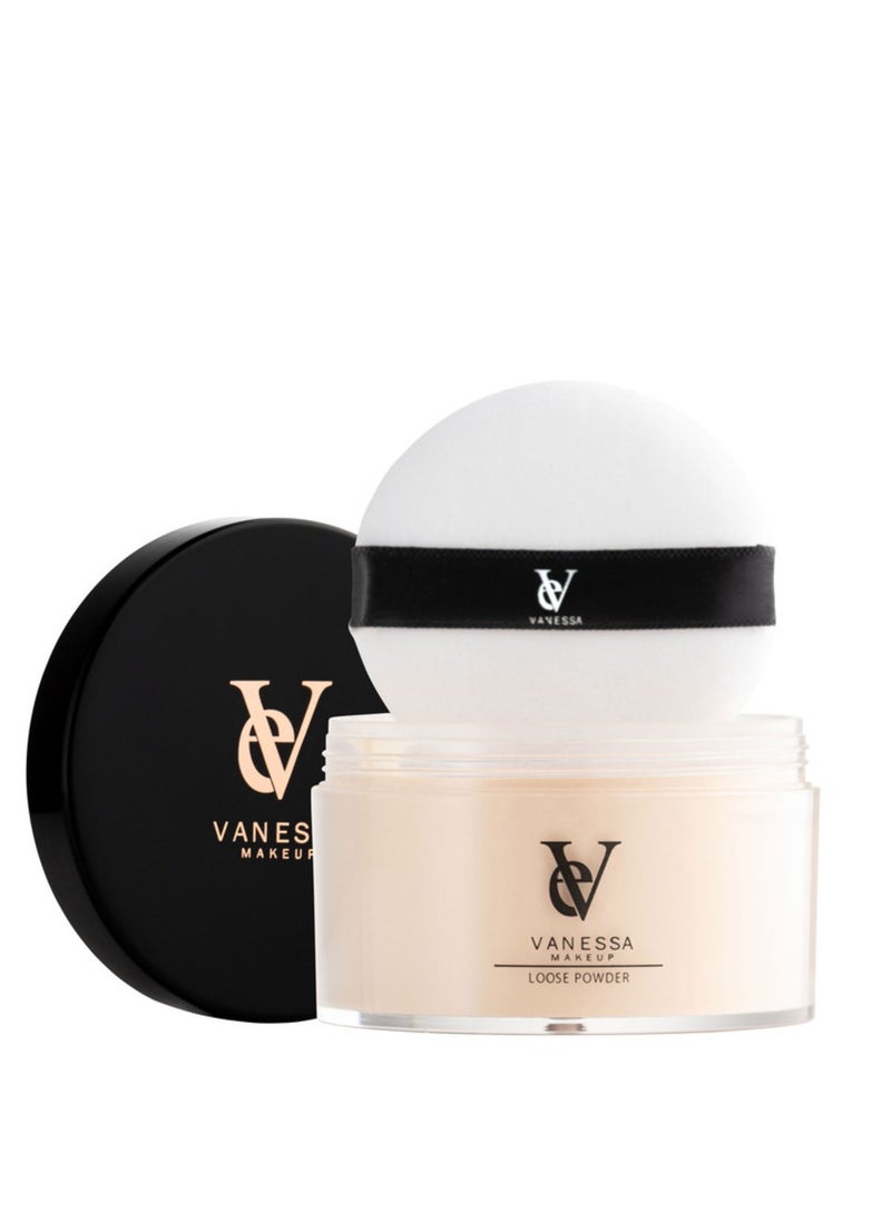VANESSA MAKEUP - Make up Translucent Loose Powder Nature 01 - Image 1