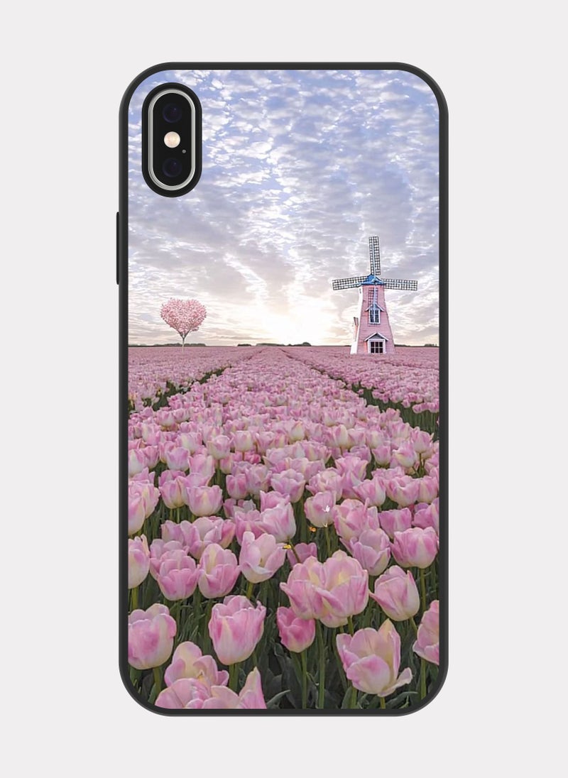 PXLAAT iPhone XS MAX case cover Rose Farm - Image 1
