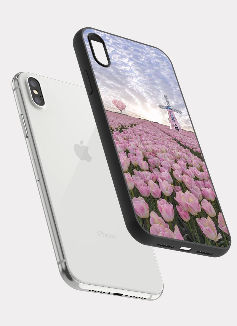 PXLAAT iPhone XS MAX case cover Rose Farm - Image 2