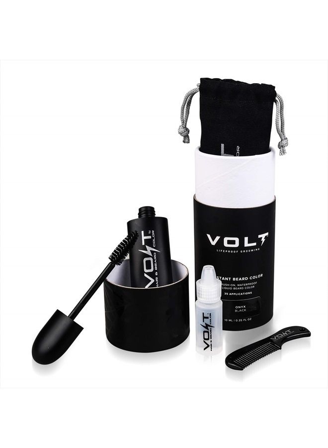 VOLT Grooming Instant Beard Color - Smudge and Water Resistant Quick Drying Brush on Color for Beards and Mustaches, Sand (Blonde) - Image 1
